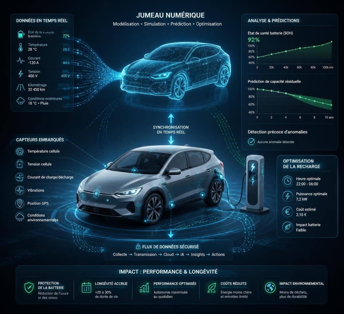 découvrez comment une innovation logicielle révolutionnaire améliore la longévité des batteries de voitures électriques de 23 %, offrant une performance accrue et une meilleure autonomie.