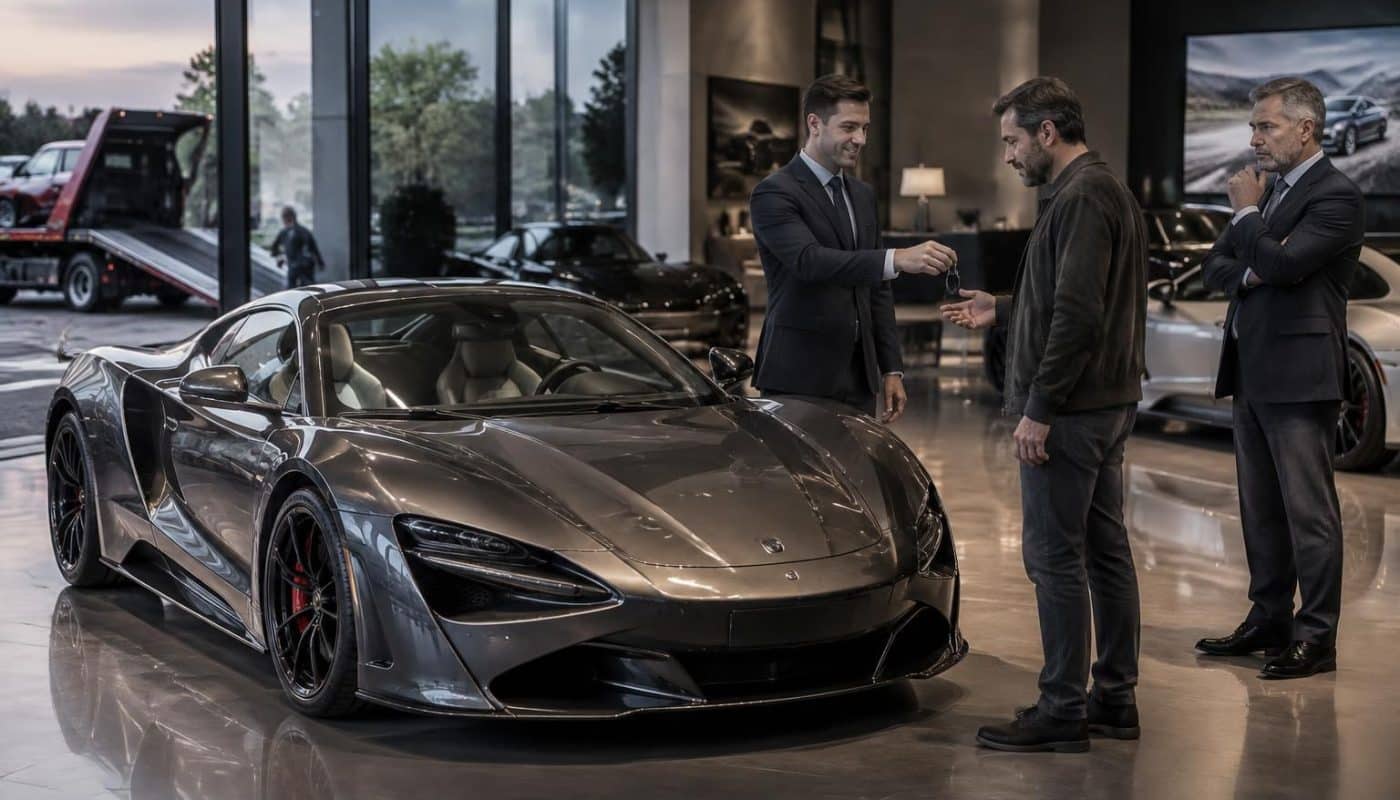 achetée un million d’euros, cette voiture de luxe a été revendue par cent pour seulement 185 000 euros, soit une importante décote.