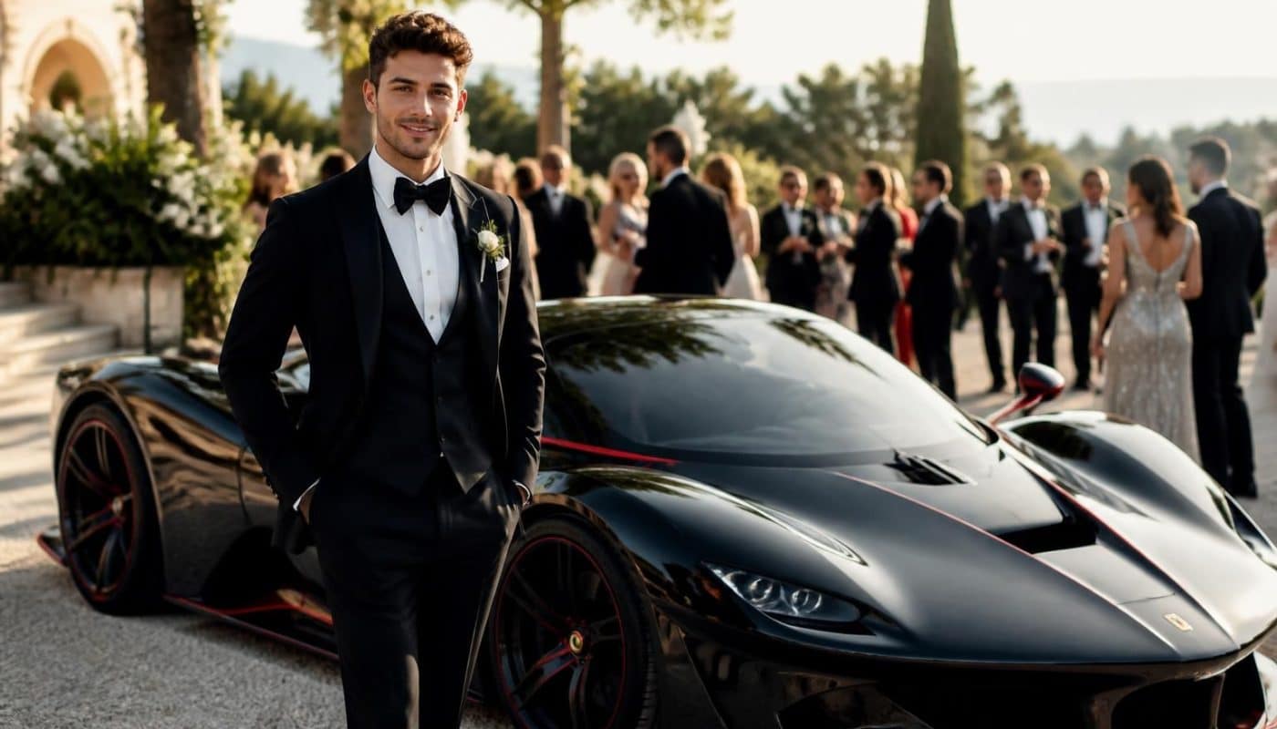 charles leclerc célèbre son mariage en grande pompe avec une ferrari exceptionnelle d'une valeur estimée à plus de 30 millions d'euros, marquant un événement unique et fastueux.