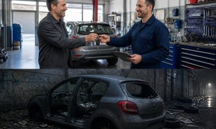 découvrez l'histoire troublante d'un propriétaire qui confie sa voiture à un garagiste pour la vendre, mais la retrouve vidée et abandonnée. enquête sur cette affaire inattendue.
