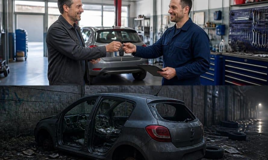 découvrez l'histoire troublante d'un propriétaire qui confie sa voiture à un garagiste pour la vendre, mais la retrouve vidée et abandonnée. enquête sur cette affaire inattendue.
