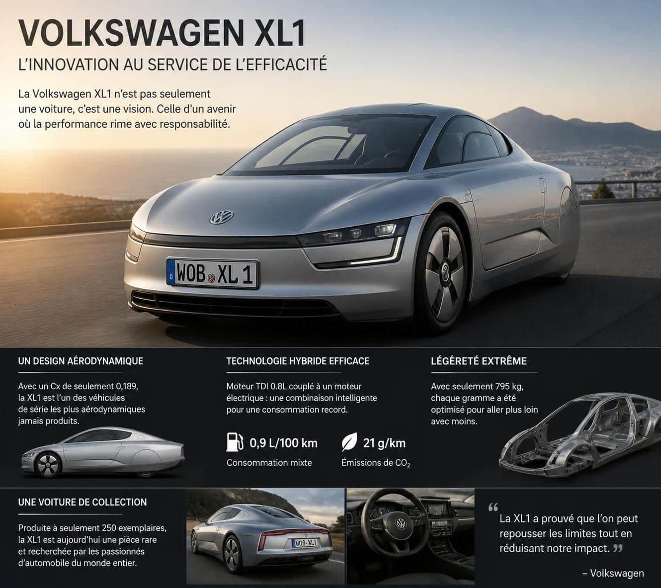 découvrez comment, il y a 13 ans, cette voiture révolutionnaire annonçait déjà l'ère des véhicules ultra-économes en parcourant 100 km avec seulement 1 litre d'essence.