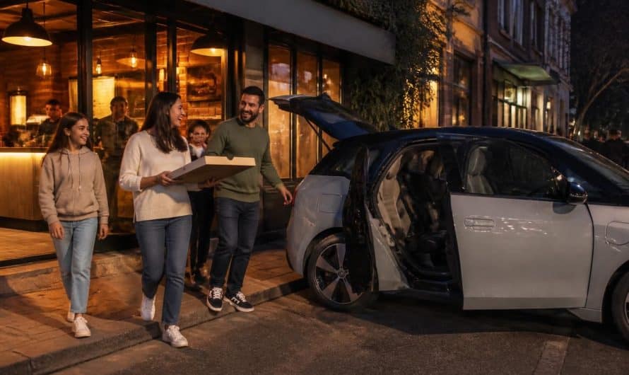 Ils voulaient juste une pizza… et ont finalement quitté la pizzeria en voiture électrique !