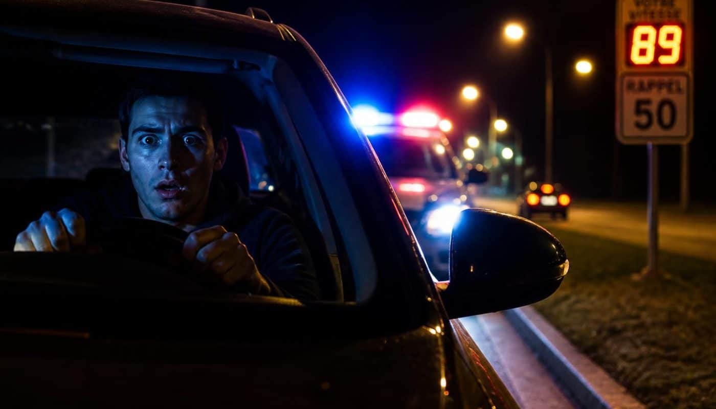 découvrez l'histoire poignante d'un jeune conducteur flashé pour grand excès de vitesse et comment cet instant a bouleversé sa vie à jamais.
