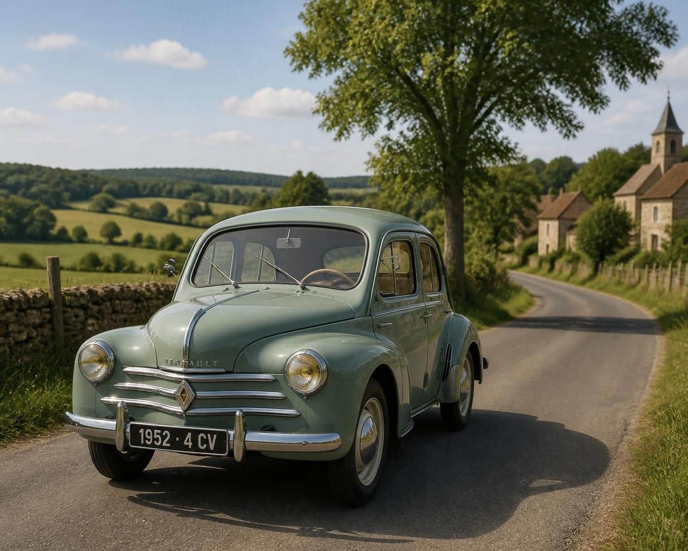 d&eacute;couvrez l'histoire de la 4cv, une ic&ocirc;ne automobile c&eacute;l&eacute;brant ses 80 ans, qui a marqu&eacute; la route et rassembl&eacute; les fran&ccedil;ais autour de leur passion pour la voiture.