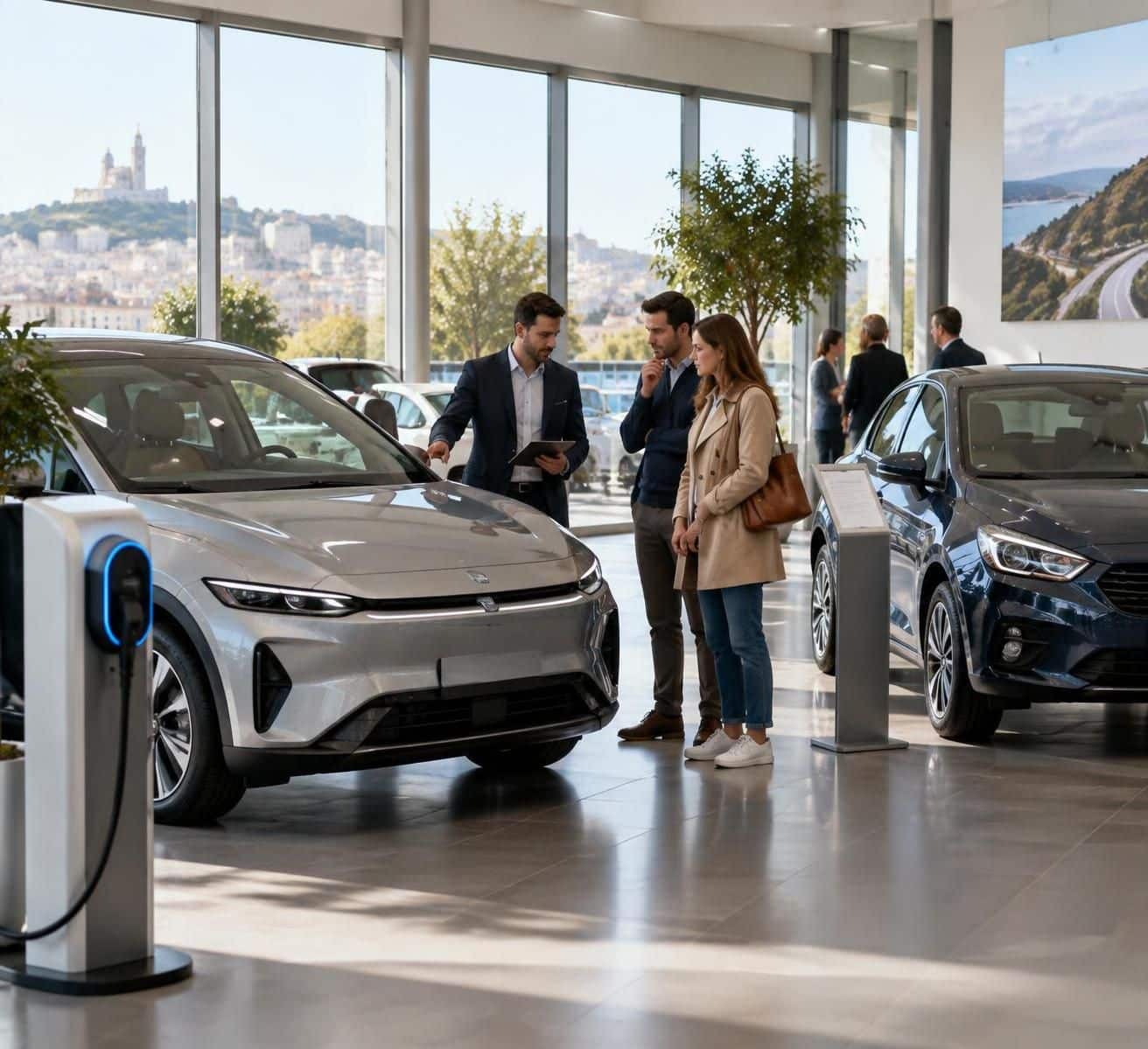 en france, les ventes de voitures thermiques chutent de 35,8 %, tandis que celles des modèles électriques bondissent de 74,2 %.