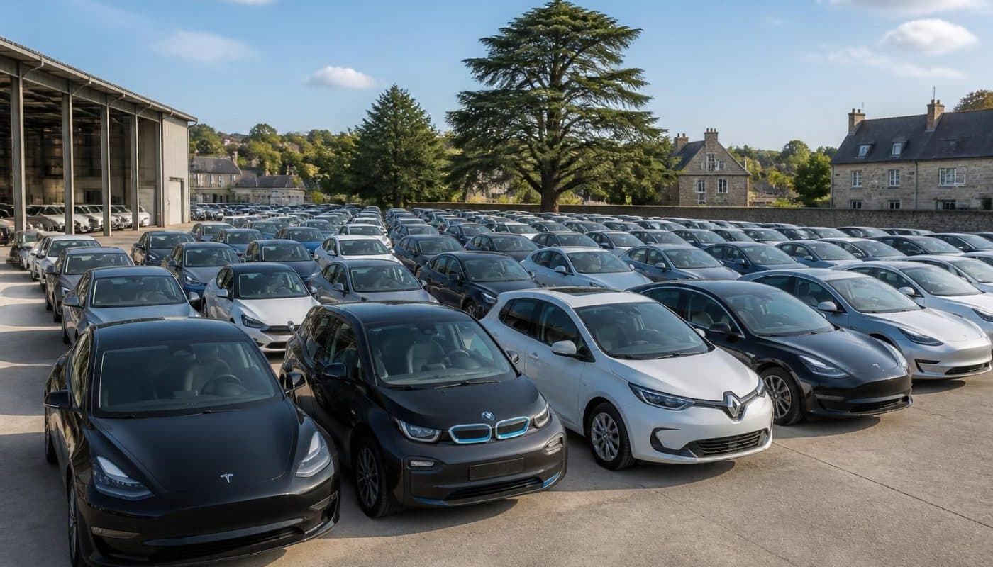 découvrez les 133 voitures électriques, incluant tesla, bmw et renault, mises aux enchères prochainement dans le morbihan. une opportunité unique pour les amateurs de véhicules électriques !
