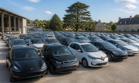 découvrez les 133 voitures électriques, incluant tesla, bmw et renault, mises aux enchères prochainement dans le morbihan. une opportunité unique pour les amateurs de véhicules électriques !