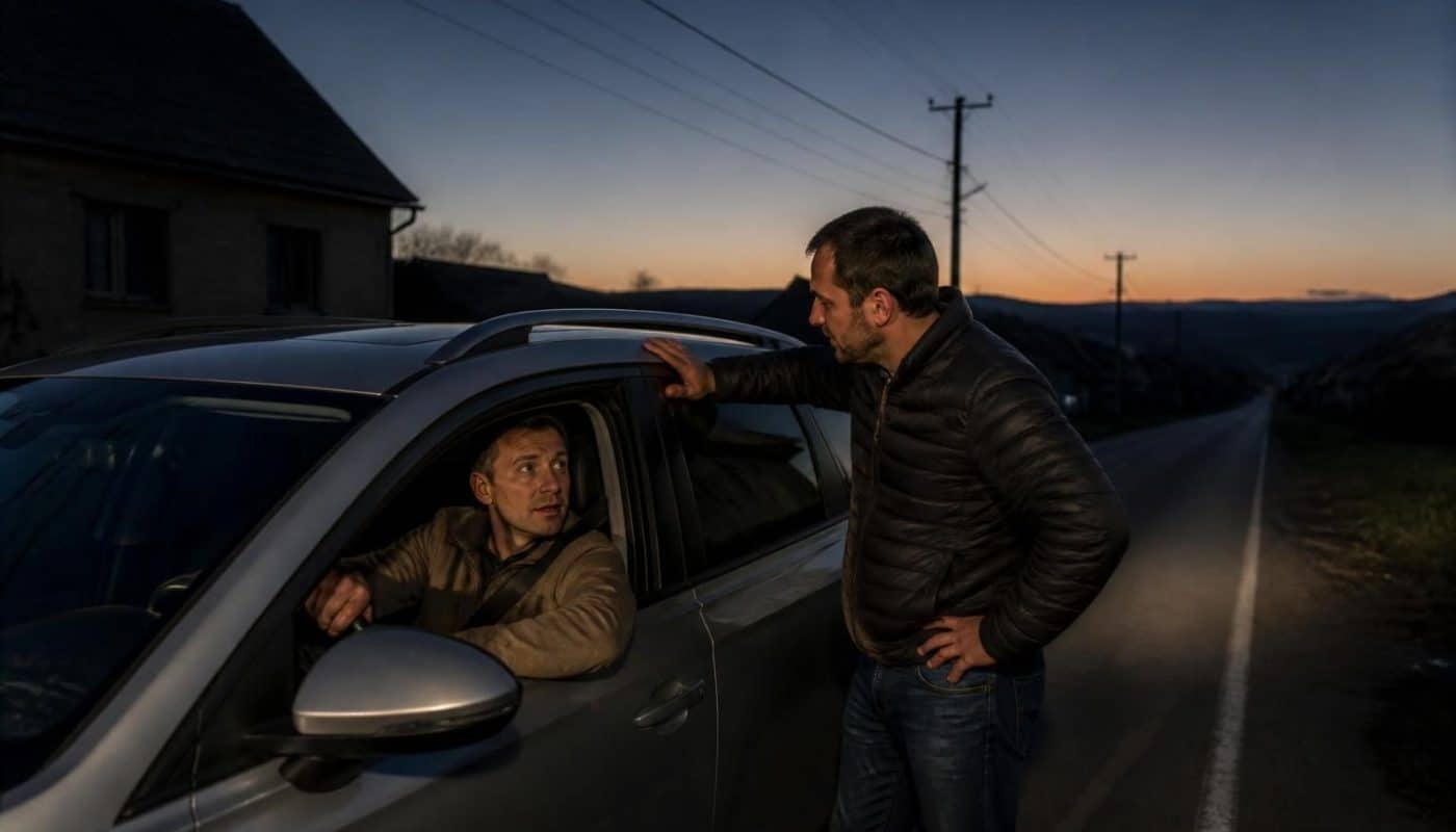 un conducteur secouriste improvisé aide une personne mais redémarre sa voiture, provoquant une coupure de courant qui plonge huit communes dans le noir.