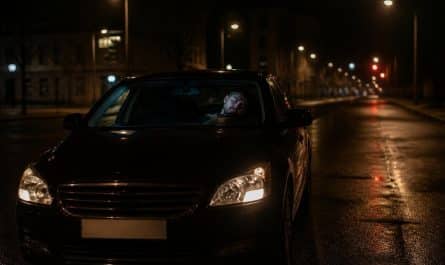 sous l'emprise de l'alcool, un conducteur s'endort au volant, immobilisant sa voiture en plein milieu de la chaussée, mettant en danger la sécurité routière.