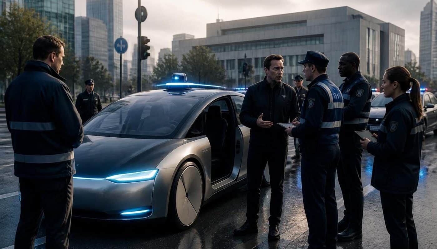 tesla risque une lourde sanction pour son robot-taxi cybercab, en raison de violations présumées de normes essentielles de sécurité et de réglementation.