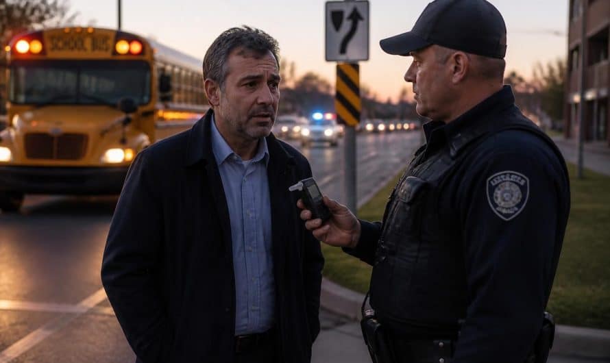 un chauffeur de bus scolaire a été arrêté pour conduite sous influence de stupéfiants et excès de vitesse, mettant en danger la sécurité des élèves.