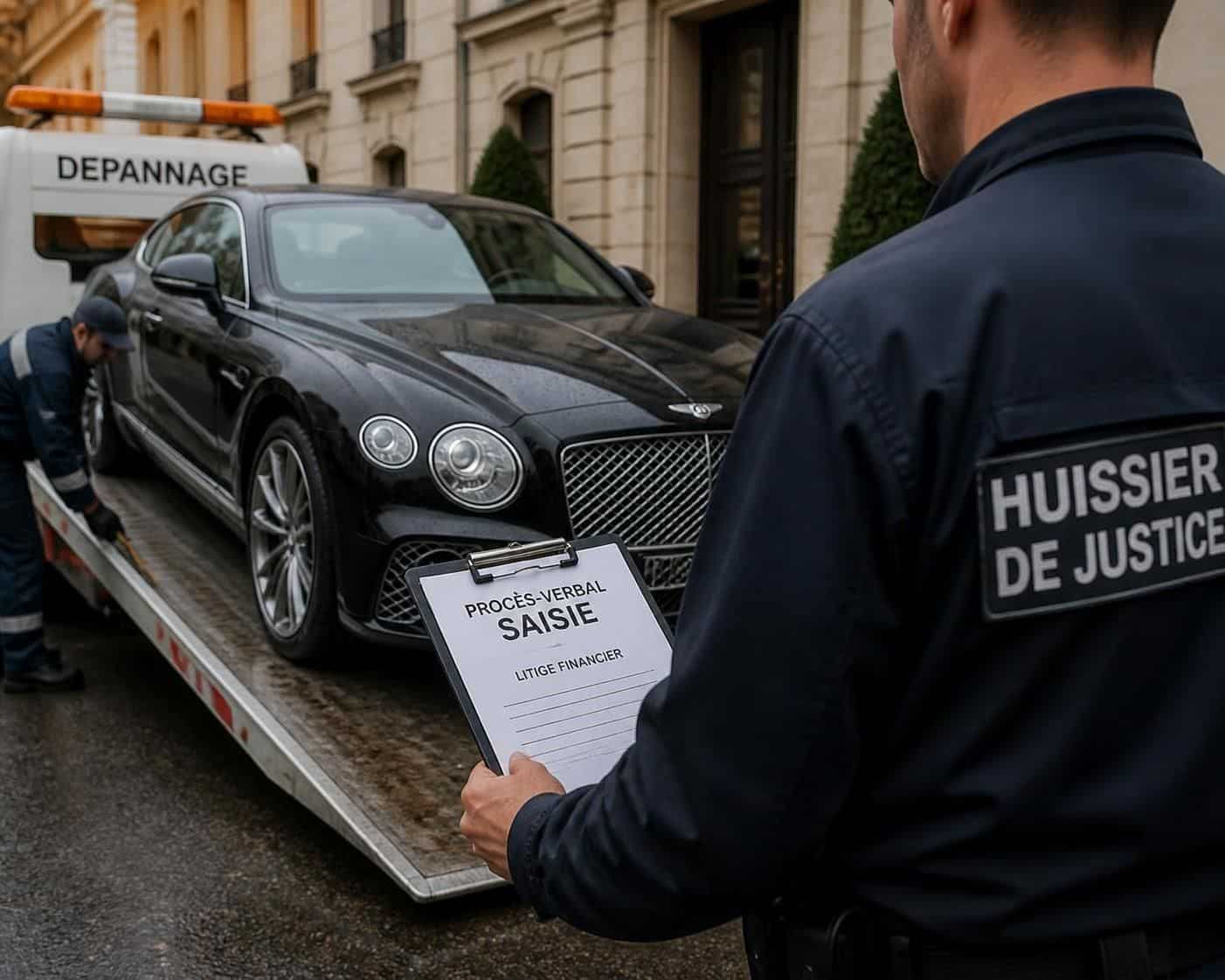 un client quitte un h&ocirc;tel avec une dette de plus de 500 000 euros, entra&icirc;nant la saisie de sa voiture de luxe par les autorit&eacute;s.