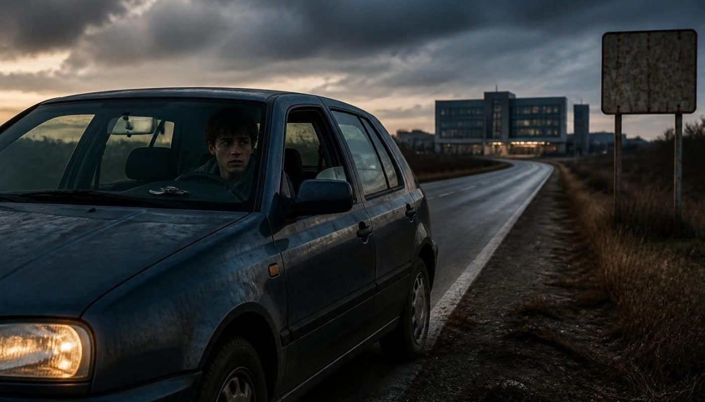 un road-trip improvisé vire au drame lorsque le conducteur loue une volkswagen golf et disparaît sans la restituer, entraînant une affaire judiciaire.