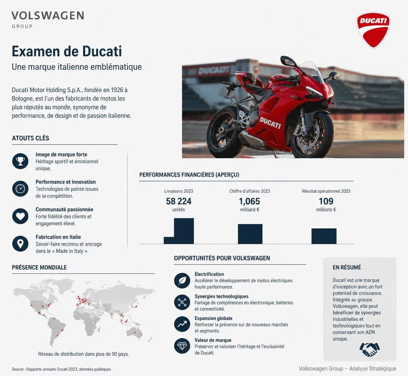 volkswagen r&eacute;&eacute;value la possibilit&eacute; de c&eacute;der ducati, la c&eacute;l&egrave;bre marque italienne, explorant diff&eacute;rentes options strat&eacute;giques pour son avenir.
