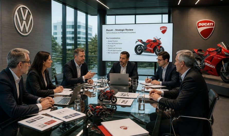 volkswagen réévalue la possibilité de céder ducati, la célèbre marque italienne de motos, dans le cadre de ses stratégies de marché et de développement.