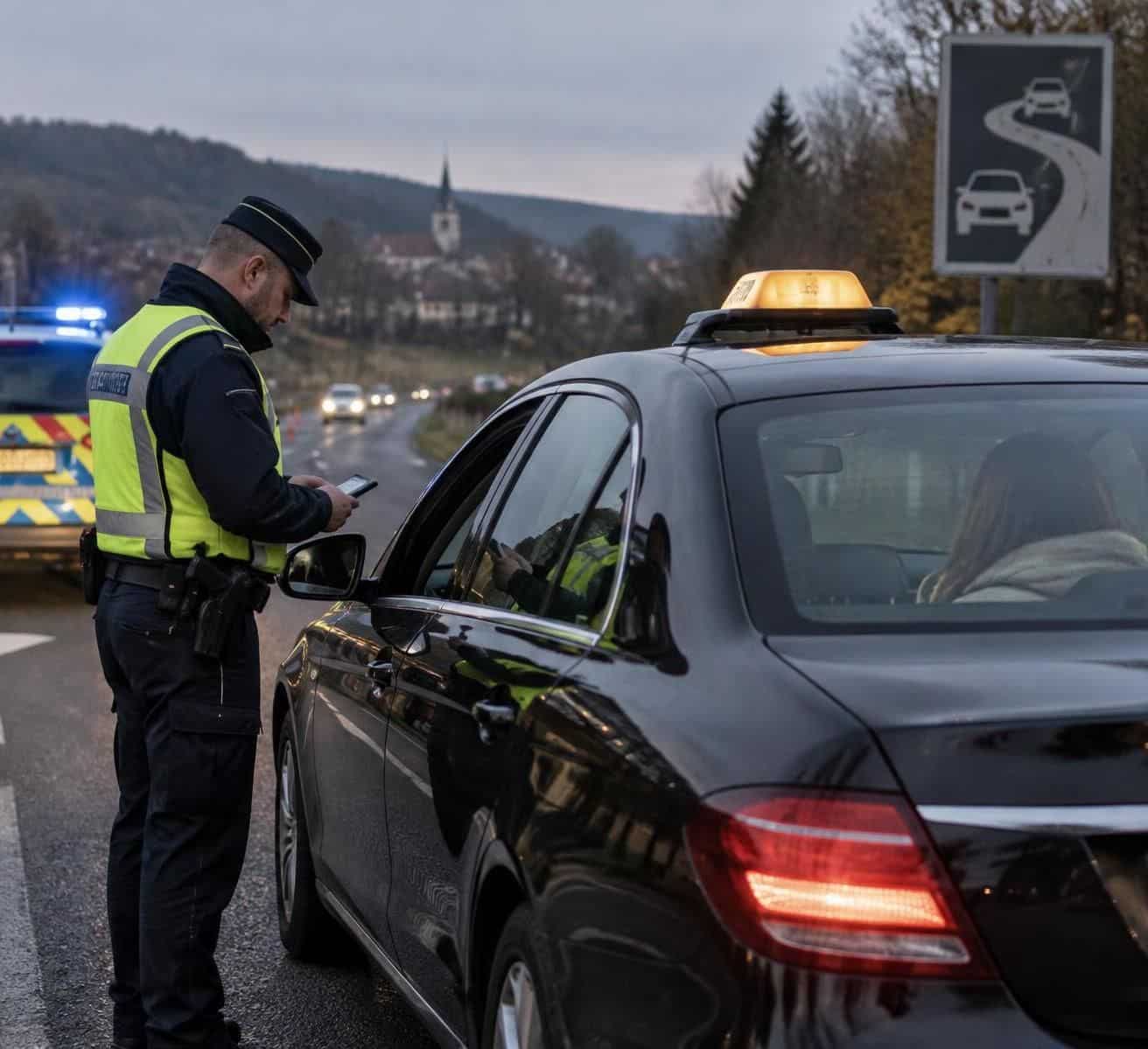 au volant d&rsquo;un taxi, une conductrice a &eacute;t&eacute; contr&ocirc;l&eacute;e en exc&egrave;s de vitesse sans permis ni licence. son casier judiciaire comporte d&eacute;j&agrave; dix mentions.