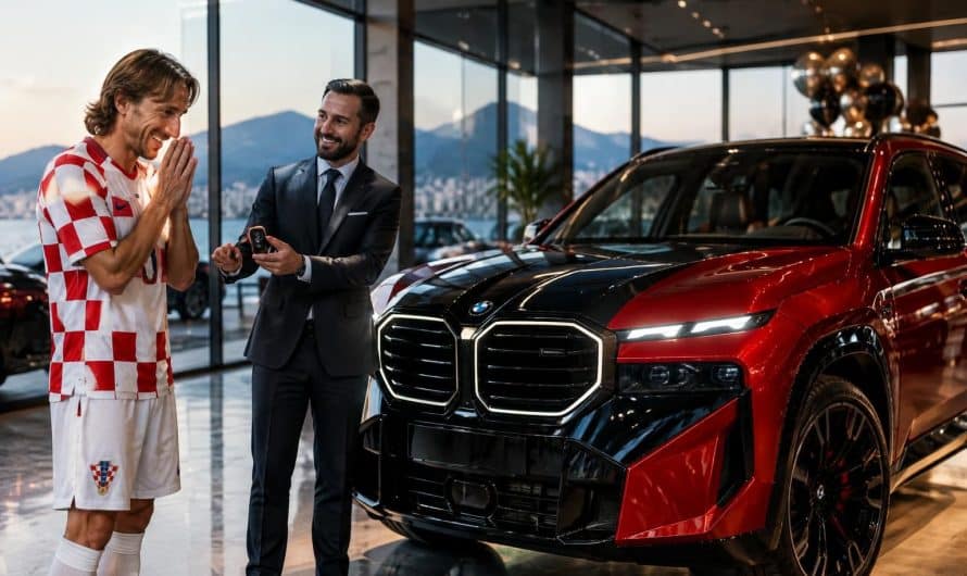 bmw offre un cadeau d’une valeur de plus de 180 000 € à une star du football croate. découvrez de qui il s’agit.