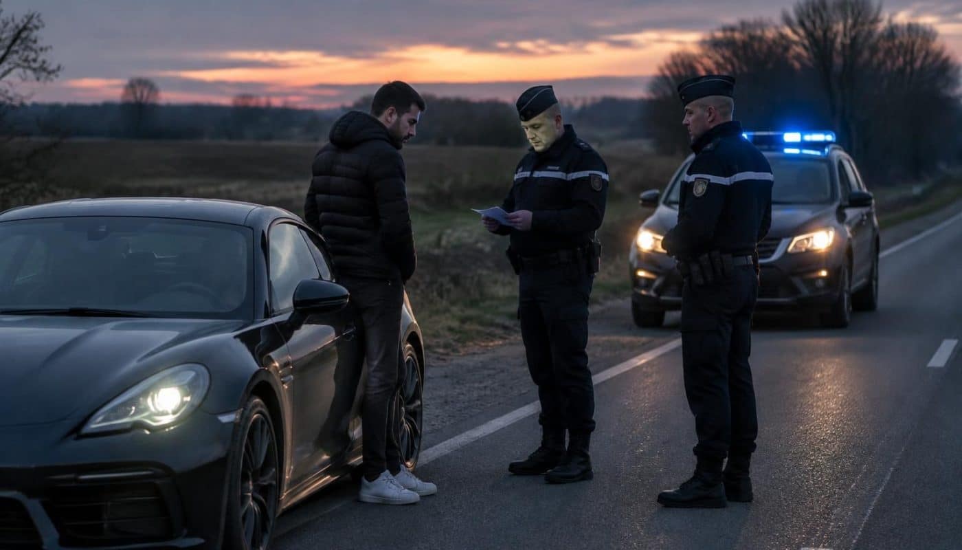 flashé à 239 km/h sur une route limitée à 110, l’automobiliste termine sa course intercepté par les gendarmes et sans permis.