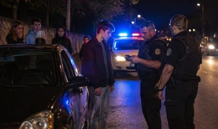 à 18 ans, ivre au volant, il utilise un gyrophare pour amuser ses amis. la police, elle, prend l’affaire très au sérieux.