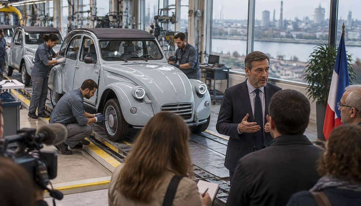 la future 2cv pourrait être produite hors de france. citroën répond aux critiques sur le choix du site de fabrication et explique sa stratégie.