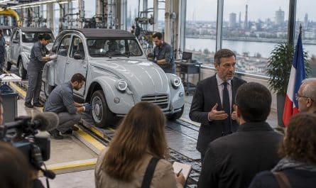 la future 2cv pourrait être produite hors de france. citroën répond aux critiques sur le choix du site de fabrication et explique sa stratégie.