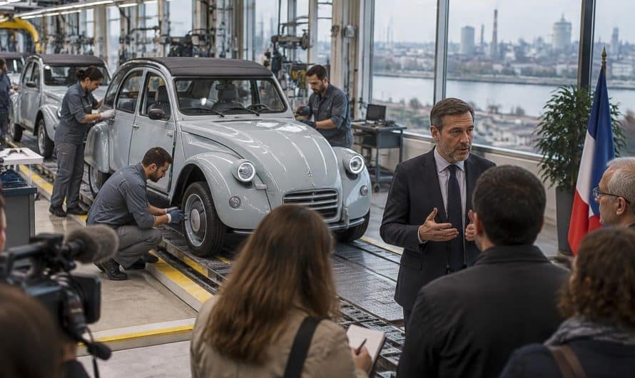 la future 2cv pourrait être produite hors de france. citroën répond aux critiques sur le choix du site de fabrication et explique sa stratégie.
