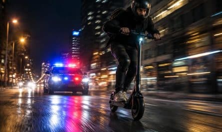 lancé à plus de 50 km/h en trottinette électrique, un homme tente de semer la police. retour sur cette course-poursuite à haut risque.