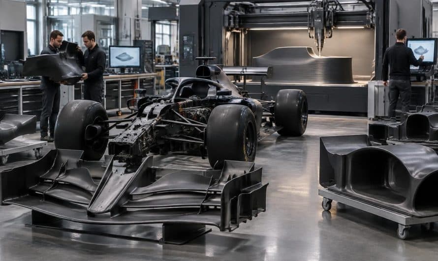 une formule 1 grandeur nature prend forme grâce à l’impression 3d. découvrez les premières pièces créées et les coulisses de ce projet innovant.